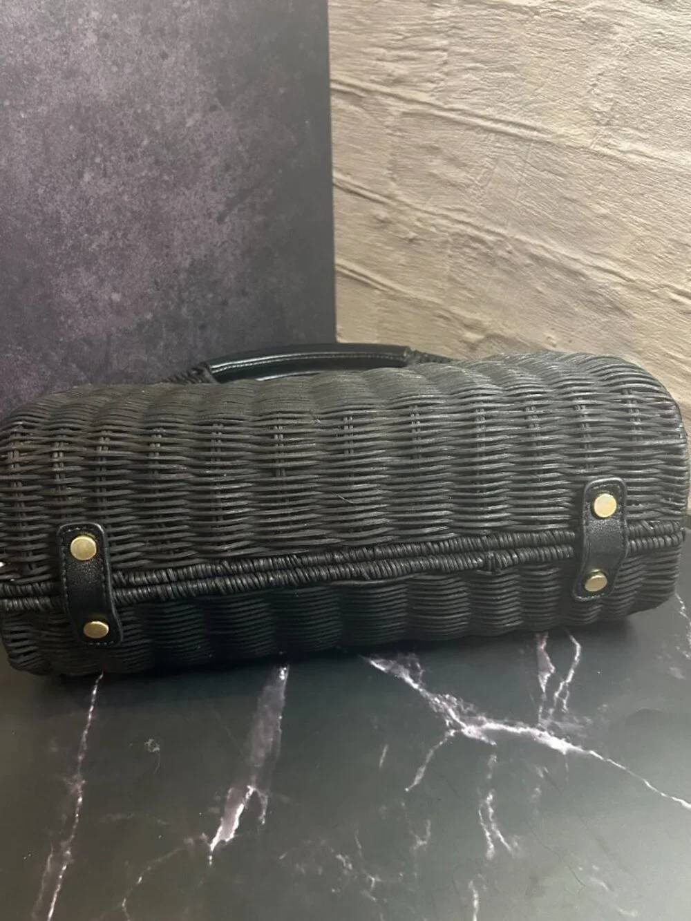ANTONIO MELANI LENA STRAW CLUTCH